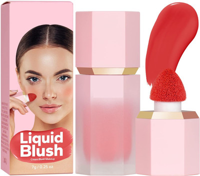 sheny soft Liquid Blusher, Waterproof Soft Matte Long-Lasting,(pink)