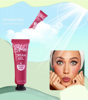 GABBU Liquid Blusher, Waterproof Soft Matte Long-Lasting, Weightless Blush(Fuchsia spark)