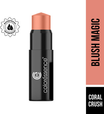 COLORESSENCE Blush Magic Dewy Finish Highlighter Stick | Lighweight & Water Proof |Blusher B1(Blushing Rose)