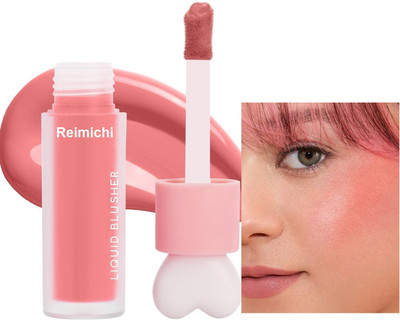 REIMICHI Liquid Blush Highly Pigmented Smooth Texture & Easily Blendable(peach pink)