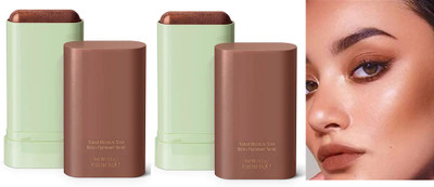 ADJD Combo 3 in 1 Cream Blush Face Makeup Set(BROWN)