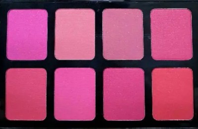 WECHARMERZ 8in1 Shimmer Matte Blusher Palette For Glowing Makeup(Multicolor)