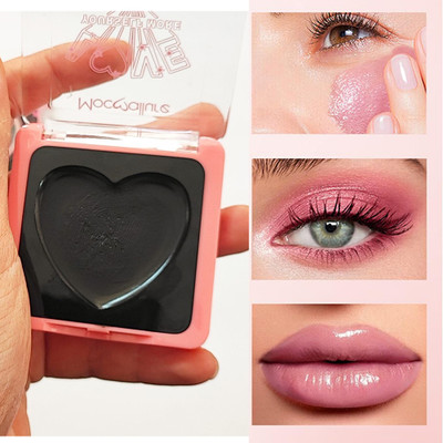 Shivarth Color Changing Blush Cream Black Blush For Cheeks & Lips Balm Magic Blusher(Pink)