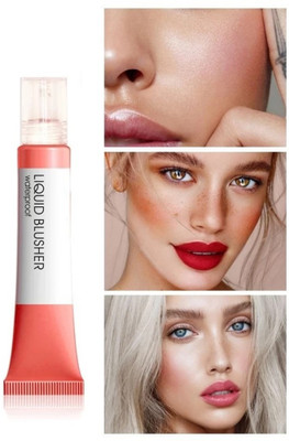 Jiwoo Smudge Proof Creamy Orange Tinted Blusher Tube(ORANGE)