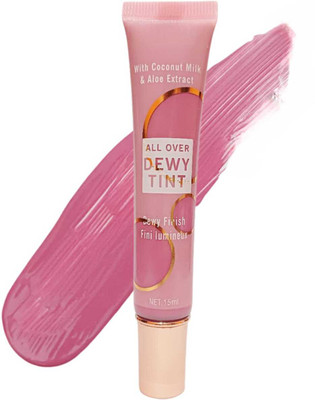 WECHARMERZ Cream Matte Tint Smudge Proof Liquid Blusher Waterproof(Perfect Pink)