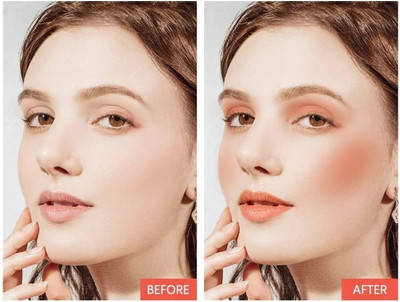 ADJD Combo Blush Stick 3 in 1 Cheeks Lips Eyes Moisturing Face Blush For All Skin(ORANGE)