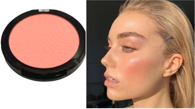 HUZURLU Easy to Blend Lightweight Face And Cheek Blush(Peach)