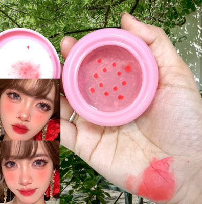 MYEONG Ultra-Matte HD Finish Silky Smooth Texture Red Blush(Pale Red)