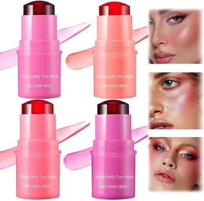 YAWI Jelly Korean Multi-Use Jelly Tint blush Stick, Moisturizing(mulitcolor)