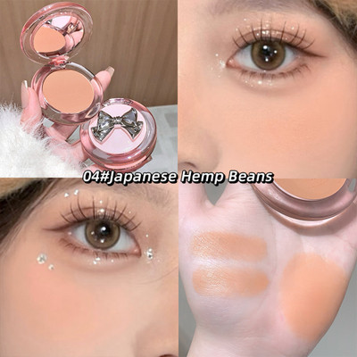 DAIMANPU Gege Bear-Smooth Velvet Multi-Purpose Blush & Lip Cream – Matte to Gloss(Milk Coffee)