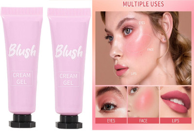 Latixmat Matte Finish Long Lasting blusher easy Blendable Natural Looking(peach scorch)