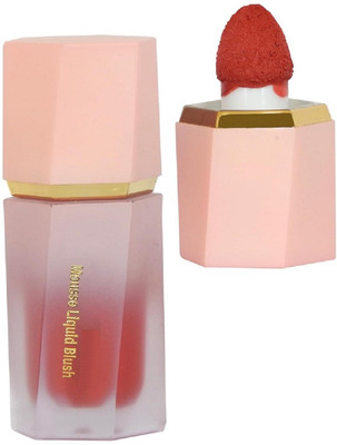 Maryville matte water proof easy to use new perfect blusher pack of 1(RED)