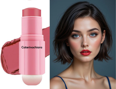 CATERINACHIARA Cream Blusher Highly Pigmented Long-lasting Buildable & Blendable.(ROSE PINK)
