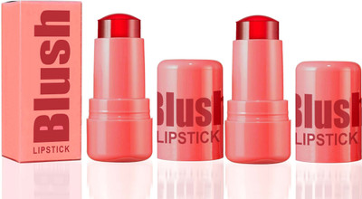 WOONGMI Makeup Lip Tint Jelly Blush Stick Multi-Use Cheek and Lip Blush lipstick(Spritz)