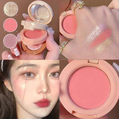 luzimaisa Perfect 3 in 1 Blusher Highlighter Eyeshadow Palette Kit (Multcolor)(MULTICOLOR)