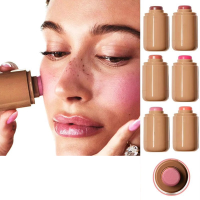 ADJD Muitcolour Blush Stick 3-In-1 Cheek Lip Tinted Moisturized Blush Stick(Muitcolour)