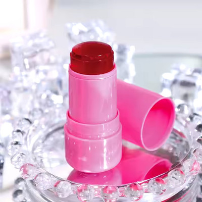 HUZURLU Jelly Tint Blush Stick, Multi-Use Cheek and Lip Stains & Tint For Women(PINK, 5 g)