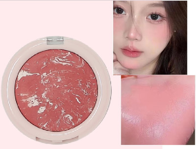 Jiwoo New Nourishing Powder Blush For Matte Finish(drack peach)