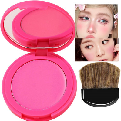 manasona korean face blusher palette matte blusher(Pink)