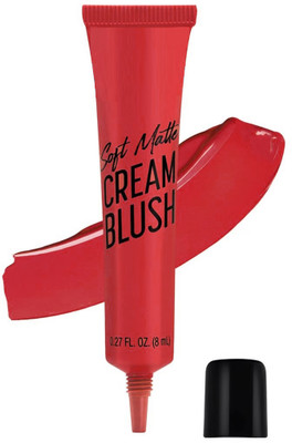 GABBU Soft Matte Cream Blush Long-Lasting, Weightless Liquid Blush./(red)