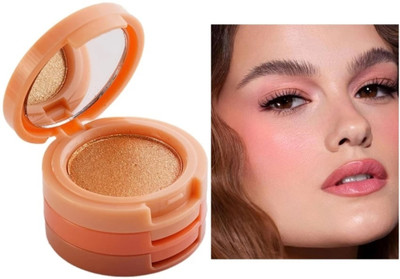 HUZURLU 3-in-1 Highlighter + Contour & Blush Highlighter(MULTICOLOR)