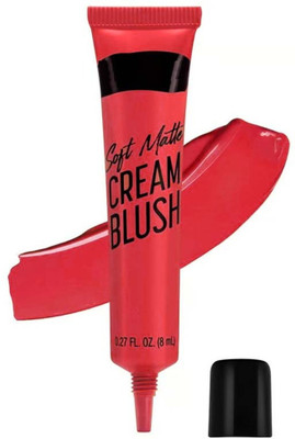 CATERINACHIARA Creamy Soft Finish Liquid Blush Long Lasting And Matte Finish(ROSE RED)