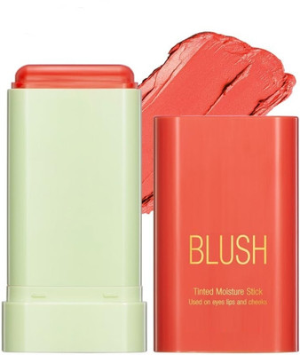 GFSU - GO FOR SOMETHING UNIQUE Moisturizer Stick for Eyes Lips Cheek, Waterproof(coral orange)