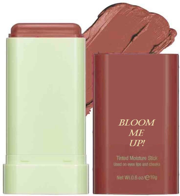 ADJD Blusher Moisturizer Stick Multi-Use Long Lasting Cream Blusher Stick Pechy Brown(PEACHY BROWN)