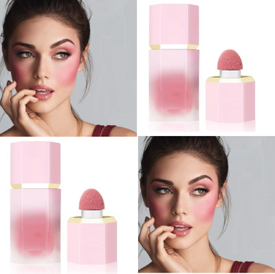 AFARAXIA Natural-Looking blusher Lightweight Flush Blusher for Woman(pink)