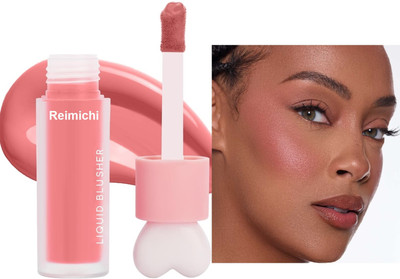 REIMICHI Liquid Blush Highly Pigmented Liquid Blush Smooth Texture & Easily Blendable(peach pink)