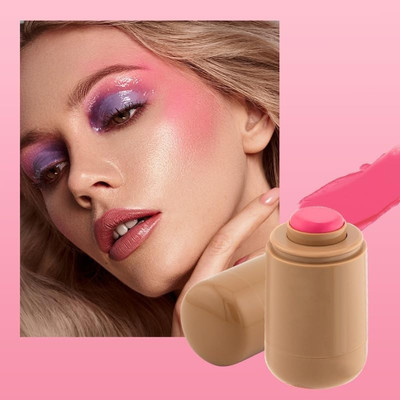 GABBU Pocket Blusher Stick Peach Multi-Functional Lip And Cheek Stick(Peach)