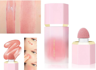 NADJA Face Blusher for Face Makeup Blush Waterproof Multi-purpose Facial Nourishing(Light peach)