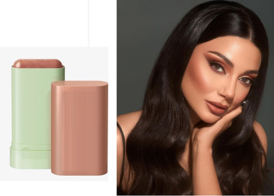 AFARAXIA new Makeup Blush Stick contor Moisture Stick Shadow Lips Cheek..(brown)