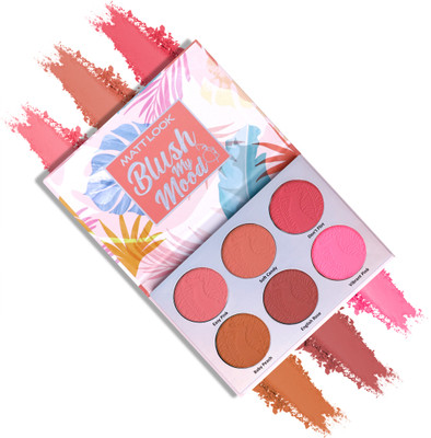 MATTLOOK Blush My Mood Enriched with Vitamin E Long Lasting Glow Blendable Formula(Made in heaven 01)
