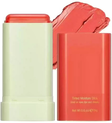 AFARAXIA 2-in-1 Cheek and Lip Tint Matte Finish Face Blush Makeup(orange)