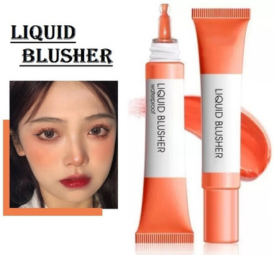 Neycare Buildable and Long-Lasting Orange Color Liquid Blusher(Orange)