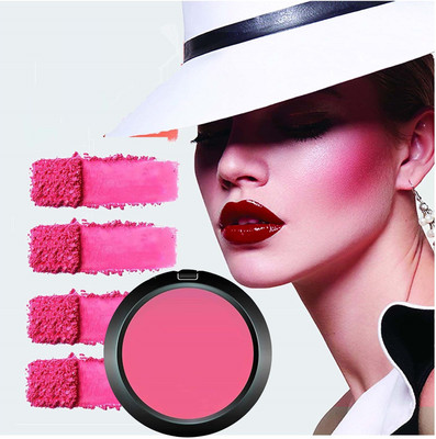 REIMICHI Lightweight Velvet Touch Deep Pink Blusher with effortlessly and Long Stay(Deep Pink)