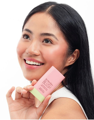 YAWI 3-in-1 Cheek Lip Tinted on the glow Blush highly pigmented(Pink)