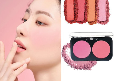 SEUNG Natural Blush Kit Highly Pigmented Seamless Blending Palette Lightweight(MULTI COLOR)