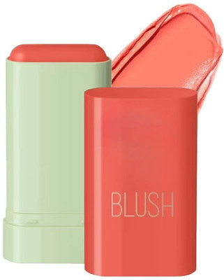 THTC 2-in-1 Cheek and Lip Tint Matte Finish Face Blush Makeup(orange)