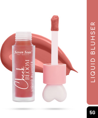 Seven Seas Long Lasting Pigmented Cheek Bloom Liquid Blusher & Lip Gloss(Copper Cheeks)