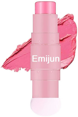 Emijun BEST COLOR CREAMY MATTE BLUSHER WITH PUFF(NEON PINK)