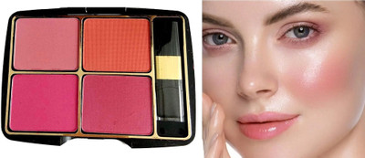 Luster Shine Highly Pigmented , Matte Powder Blush for Cheeks(Multicolor)