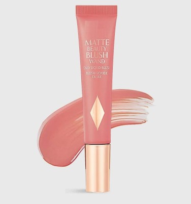 YAWI Ultra Soft liquid matte blusher tube look(peach)