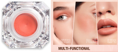 ADJD Creamy Matte Lip & Cheek Tint Blush For All Skin Type Shocking orange(Shocking orange)