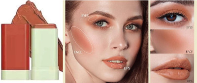 AFARAXIA Blush Face Stick Multi-Use Lip and Cheek Tint(BROWN)