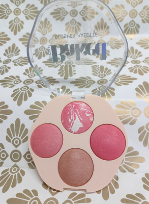 MYEONG 4 Color Professional Glow Blush Palette For Women & Girls(Multi Shades)