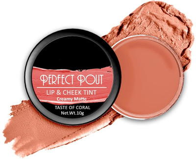 tanvi27 Perfect Pout Lip and Cheek Tint Creamy Matte Finish(BROWN)
