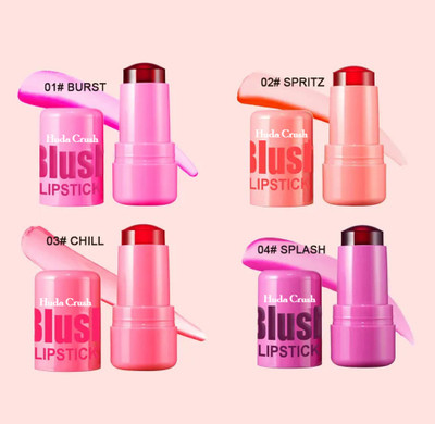 HUDA CRUSH Beauty 1Pc Cooling Water Jelly Blush Stick Multiuse Cheek and Lip Stains & Tints(COLOR WILL BE SENT AS PER AVAILABILITY)
