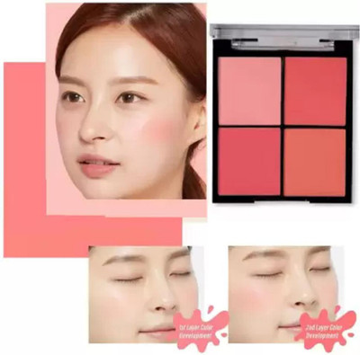 winry BEST PROFESSIONAL 4 IN 1 BLUSHER PALETTE -10g(MULTICOLOUR)